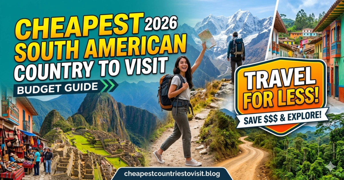 Cheapest South American Country to Visit 2026 Budget Guide