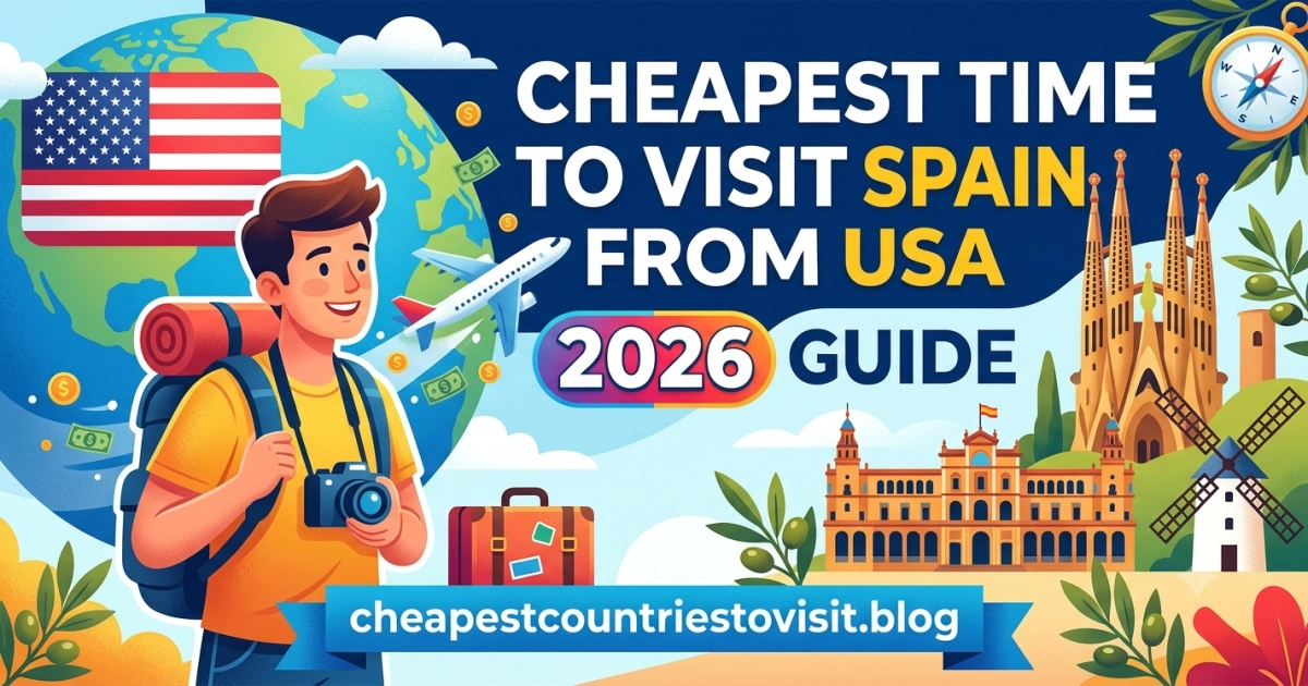 Cheapest Time to Visit Spain from USA (2026 Guide)