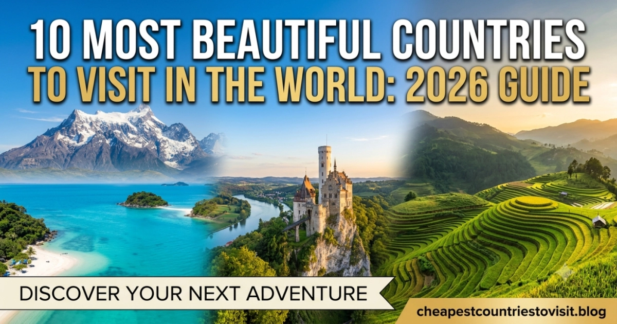 10 Most Beautiful Countries to Visit in the World 2026 Guide